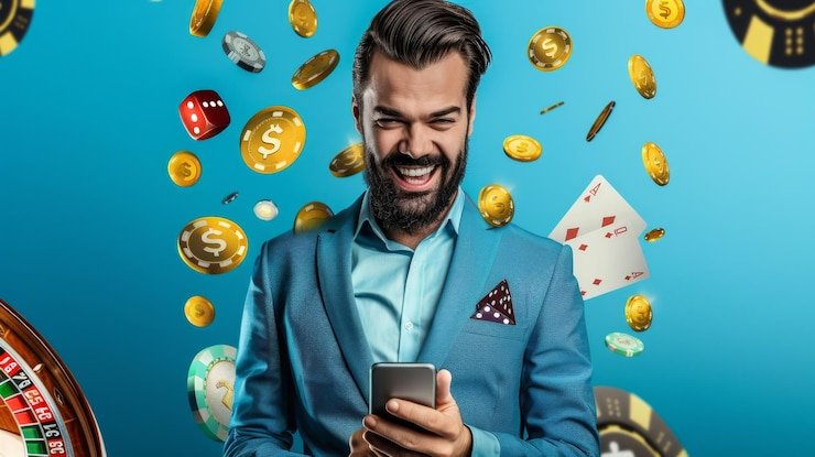 Pengguna memeriksa detail deposit mobile